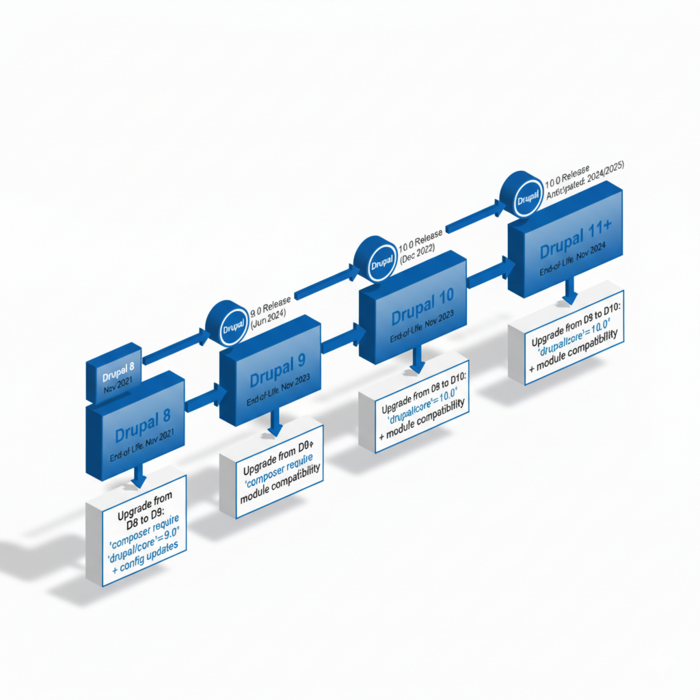 Upgrading Drupal from 8.x/9.x to Drupal 11: A Comprehensive Guide