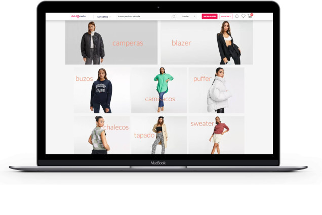 Solr adjustments for Distrito Moda (B2B) clothing platform